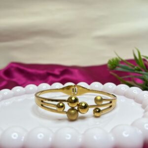 The Gilded Galaxy Bead Cuff