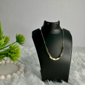 Golden Glide Cube Chain