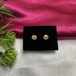 Floral Solitaire Studs