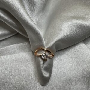 Eternal Heart Solitaire Adjustable Ring