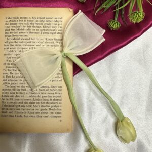 Matcha Bloom Tulip Ribbon Clip