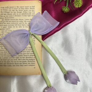 Lavender Dream Tulip Ribbon Clip