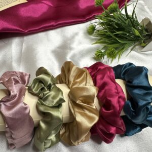 The Chroma-Silk Scrunchie Set of 5 (Mystery Selection)