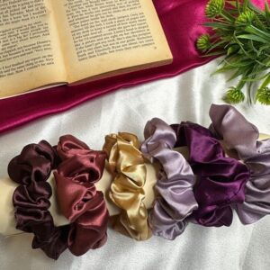 The Chroma-Silk Scrunchie Set of 6 (Mystery Selection)