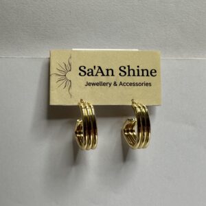 Golden Empress Multi-Strand Hoops