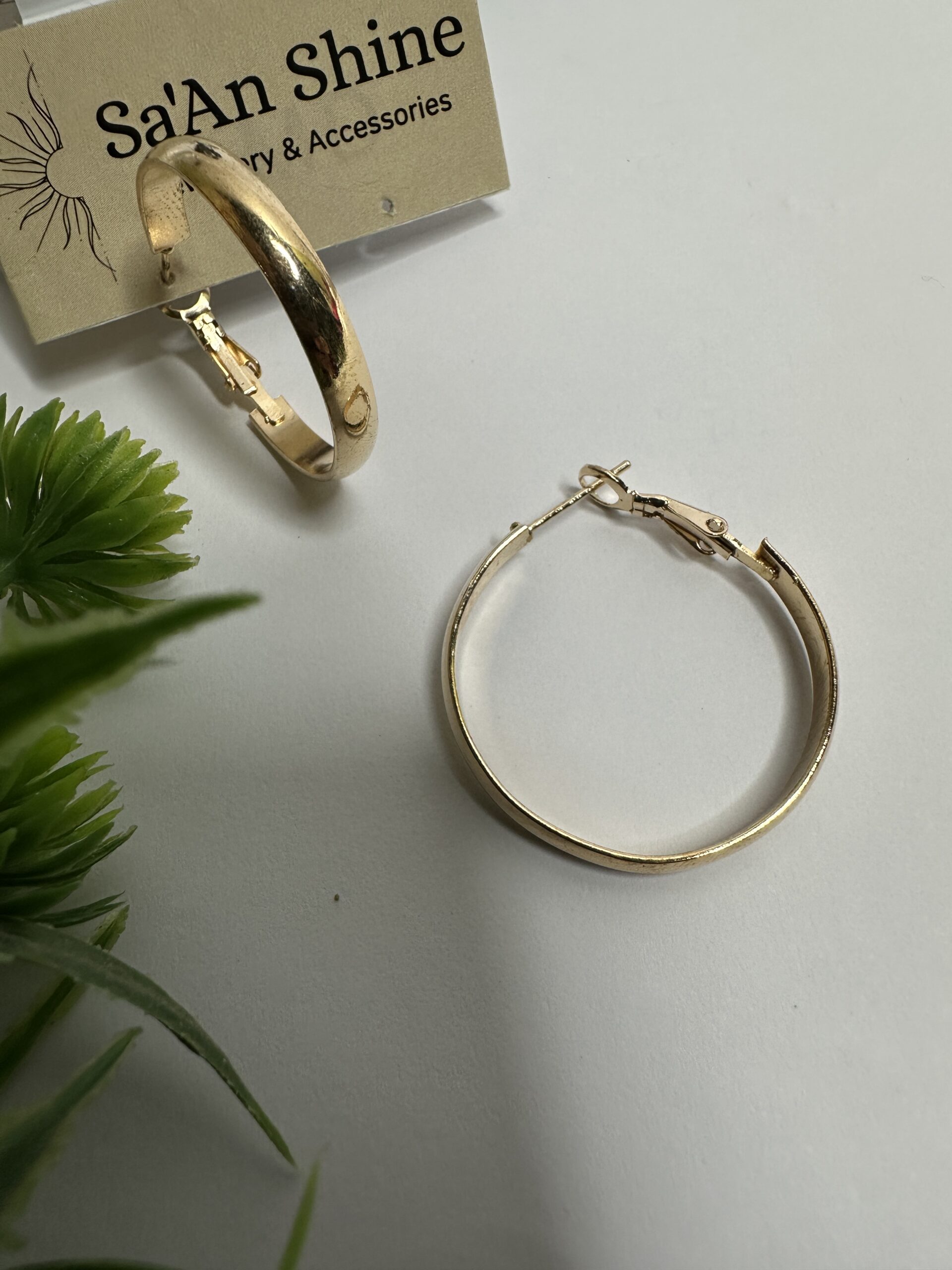 Golden Classic Hoops - Image 2
