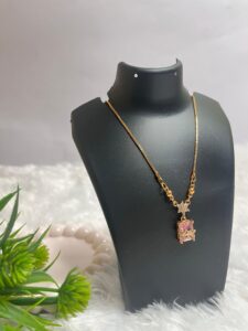 Golden Rosé Emerald-Cut Empress Necklace