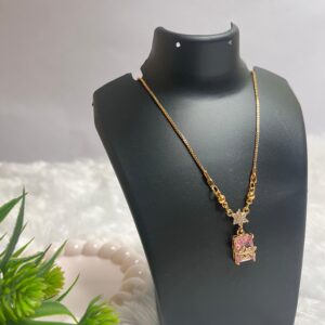 Golden Rosé Emerald-Cut Empress Necklace