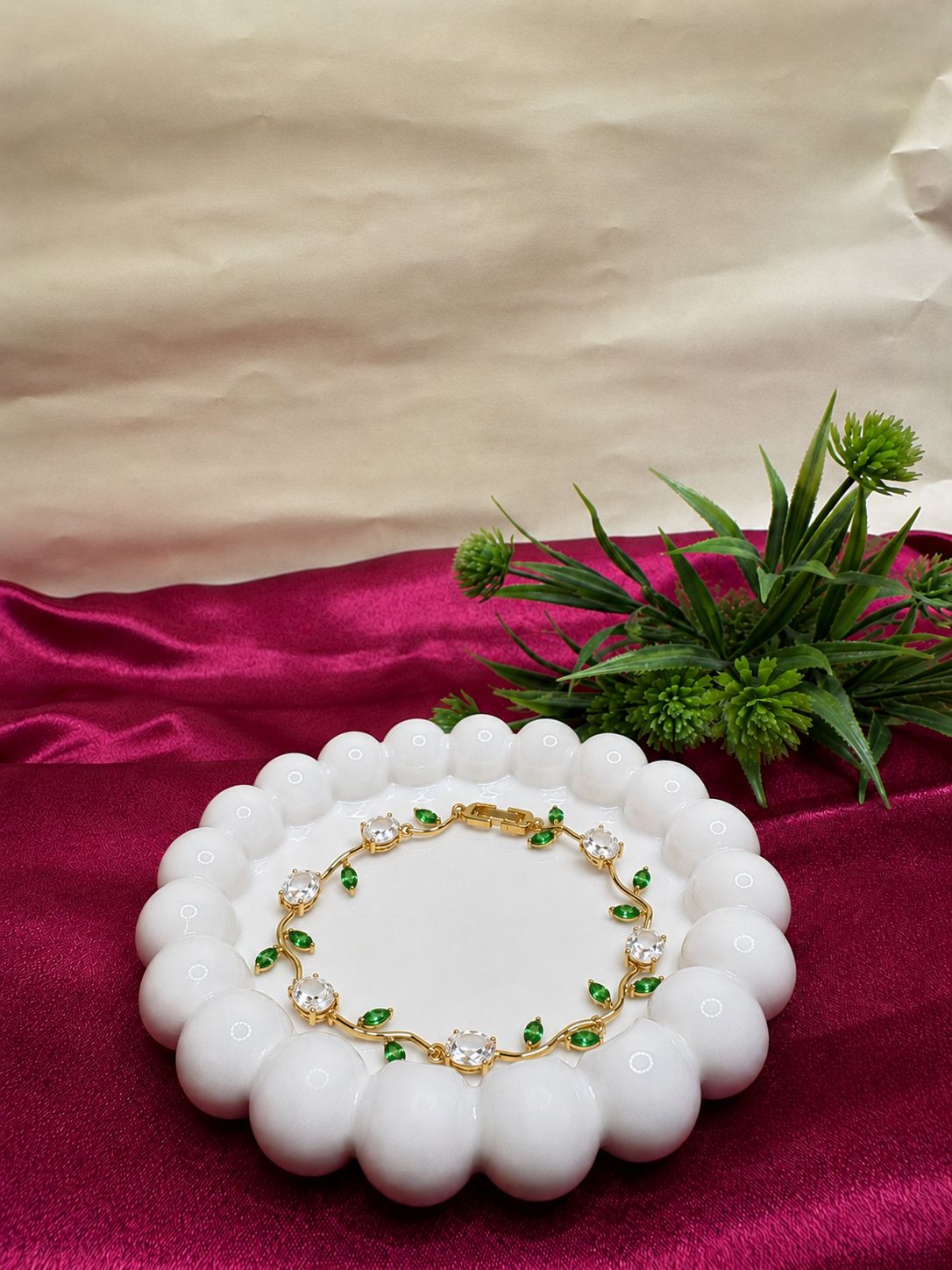 Crystal Garden Tulip Bracelet